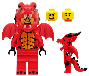col318 - Dragon Suite Guy, Series 18 (Minifigure Only without Stand and Accessories)