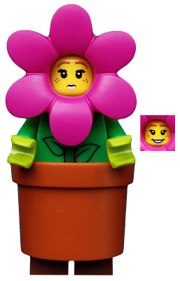 col325 - Flowerpot Girl, Series 18 (Minifigure Only without Stand and Accessories)