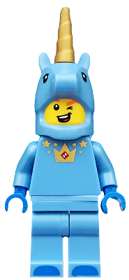 col328 - Unicorn Guy, Series 18 (Minifigure Only without Stand and Accessories)