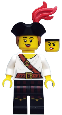 col362 - Pirate Girl, Series 20 (Minifigure Only without Stand and Accessories)