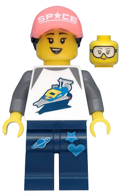 col363 - Space Fan, Series 20 (Minifigure Only without Stand and Accessories)