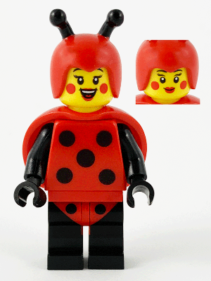 col377 - Ladybug Girl, Series 21 (Minifigure Only without Stand and Accessories)