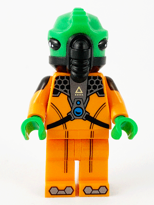 col384 - Alien, Series 21 (Minifigure Only without Stand and Accessories)