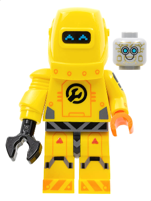 col386 - Robot Repair Tech, Series 22 (Minifigure Only without Stand and Accessories)