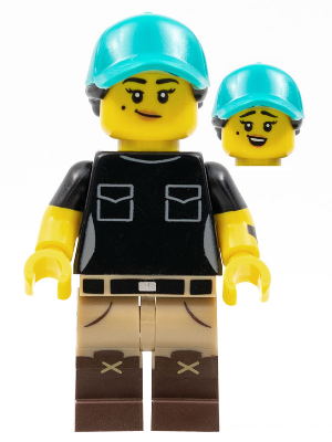 col394 - Birdwatcher, Series 22 (Minifigure Only without Stand and Accessories)