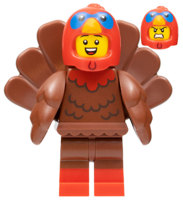 col406 - Turkey Costume, Series 23 (Minifigure Only without Stand and Accessories)