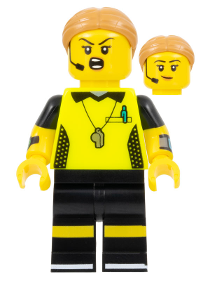 col411 - Football Referee, Series 24 (Minifigure Only without Stand and Accessories)