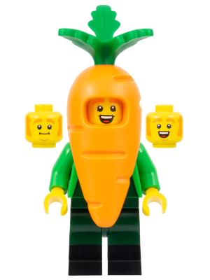 col415 - Carrot Mascot, Series 24 (Minifigure Only without Stand and Accessories)