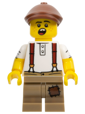 col423 - Newspaper Kid, Series 24 (Minifigure Only without Stand and Accessories)