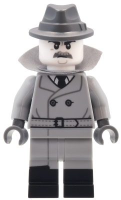 col424 - Film Noir Detective, Series 25 (Minifigure Only without Stand and Accessories)