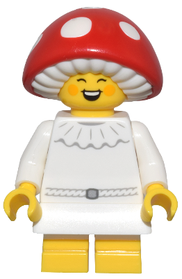 col429 - Mushroom Sprite, Series 25 (Minifigure Only without Stand and Accessories)