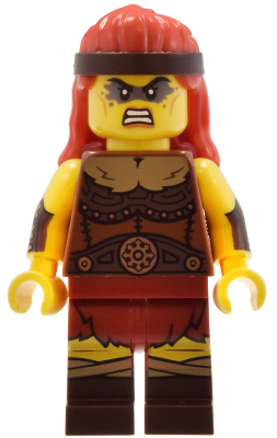 col434 - Fierce Barbarian, Series 25 (Minifigure Only without Stand and Accessories)