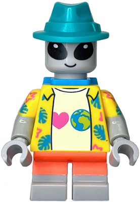 col438 - Alien Tourist, Series 26 (Minifigure Only without Stand and Accessories)