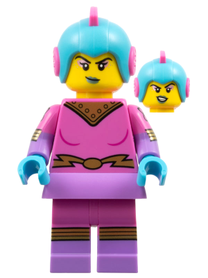 col439 - Retro Space Heroine, Series 26 (Minifigure Only without Stand and Accessories)