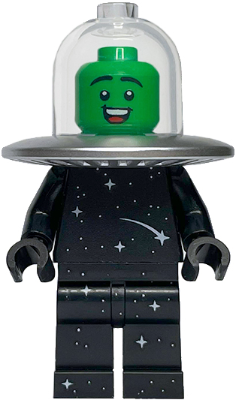 col443 - Flying Saucer Costume Fan, Series 26 (Minifigure Only without Stand and Accessories)