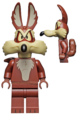 collt03 - Wile E. Coyote, Looney Tunes (Minifigure Only without Stand and Accessories)