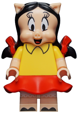 collt11 - Petunia Pig, Looney Tunes (Minifigure Only without Stand and Accessories)