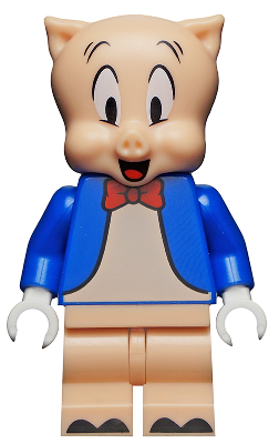 collt12 - Porky Pig, Looney Tunes (Minifigure Only without Stand and Accessories)