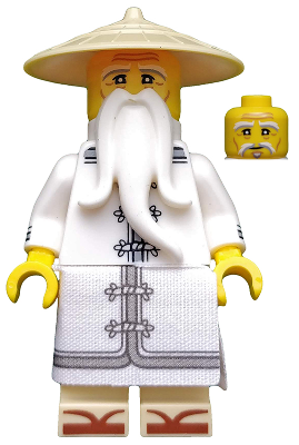 coltlnm04 - Master Wu, The LEGO Ninjago Movie (Minifigure Only without Stand and Accessories)