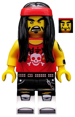 coltlnm17 - Gong & Guitar Rocker, The LEGO Ninjago Movie (Minifigure Only without Stand and Accessories)