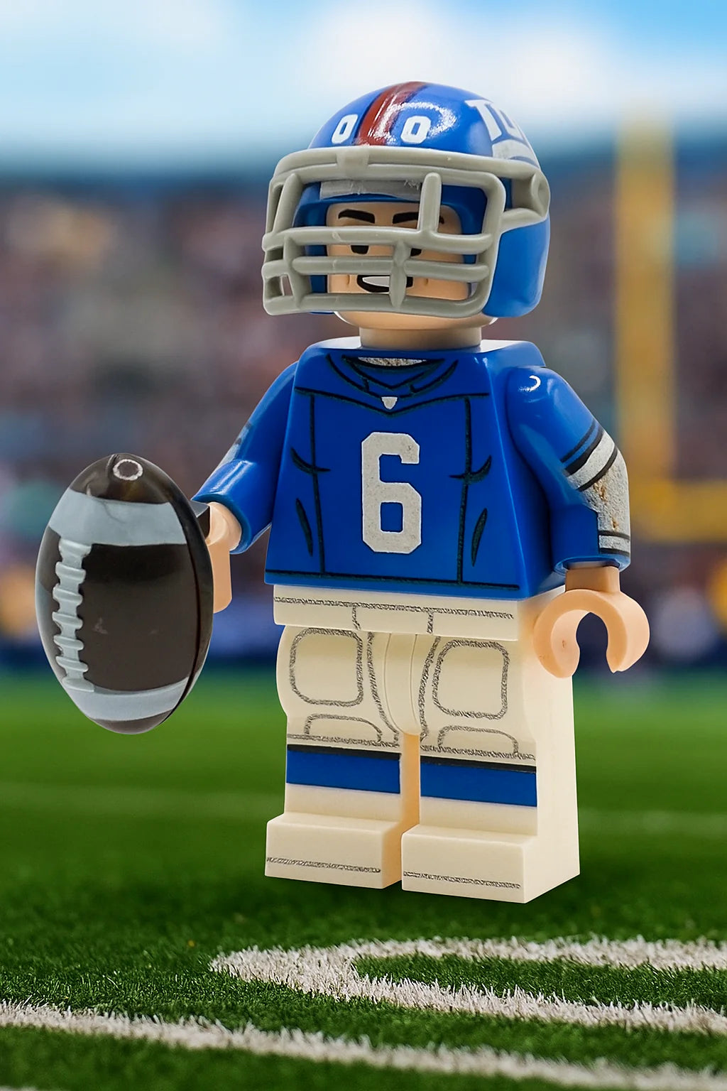 B3 - #6 QB NY Football Player Minifigure