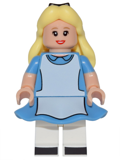 dis007 - Alice, Disney, Series 1 (Minifigure Only without Stand and Accessories)