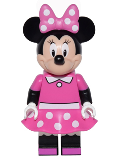 dis011 - Minnie Mouse, Disney, Series 1 (Minifigure Only without Stand and Accessories)
