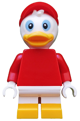 dis026 - Huey Duck, Disney, Series 2 (Minifigure Only without Stand and Accessories)