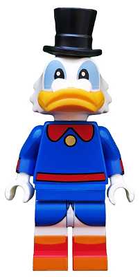 dis029 - Scrooge McDuck, Disney, Series 2 (Minifigure Only without Stand and Accessories)