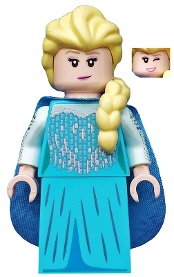 dis032 - Elsa, Disney, Series 2 (Minifigure Only without Stand and Accessories)
