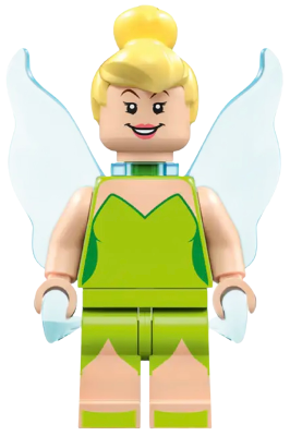 dis086 - Tinker Bell - Minifigure, Trans-Light Blue Butterfly Wings