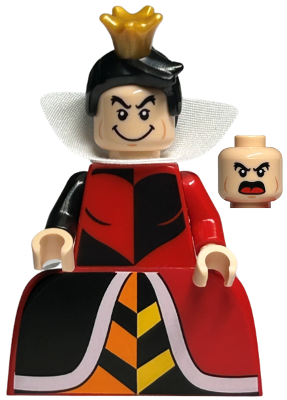 dis098 - Queen of Hearts, Disney 100 (Minifigure Only without Stand and Accessories)