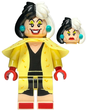 dis104 - Cruella de Vil, Disney 100 (Minifigure Only without Stand and Accessories)