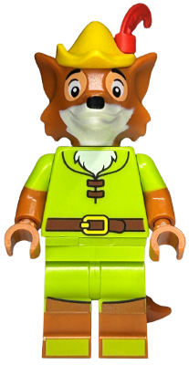 dis105 - Robin Hood, Disney 100 (Minifigure Only without Stand and Accessories)