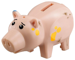 hamm3 - Pig, Toy Story with Dirt Pattern (Hamm)