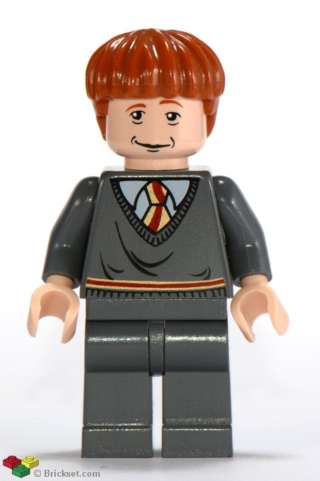 hp064 - Ron Weasley - Gryffindor Stripe Torso, Sleeping / Awake Face