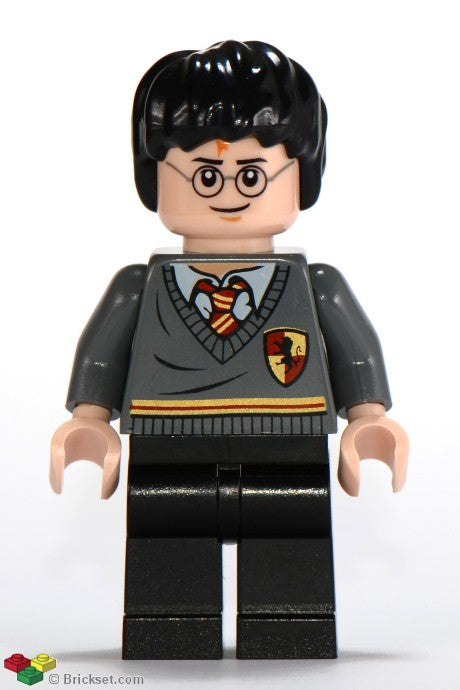 hp094 - Harry Potter - Gryffindor Stripe and Shield Torso, Black Legs