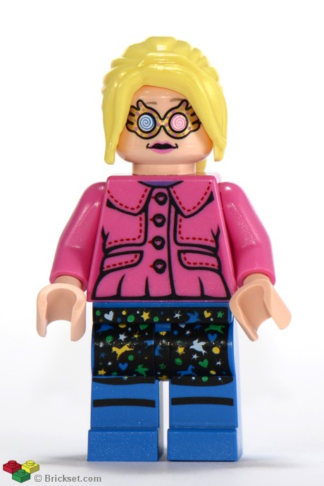 hp103 - Luna Lovegood - Dark Pink Jacket, Ponytail