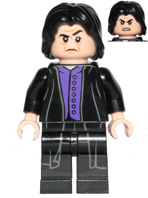 hp134 - Professor Severus Snape - Dark Purple Shirt, Black Robes, Printed Legs (Undetermined Type)
