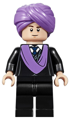 hp146 - Professor Quirinus Quirrell - Medium Lavender Turban and Scarf