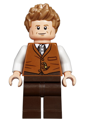 hp165 - Newt Scamander - Dark Orange Vest