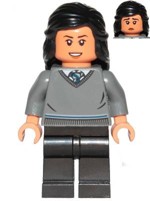 hp223 - Cho Chang - Dark Bluish Gray Ravenclaw Sweater without Crest, Black Legs