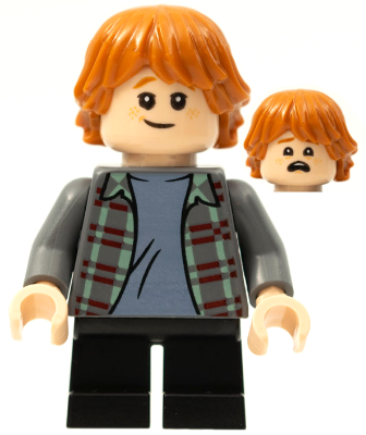 hp280 - Ron Weasley - Plaid Shirt, Black Short Legs