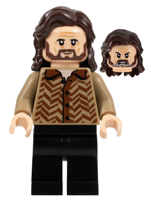 hp371 - Sirius Black - Dark Brown Hair, Dark Tan Sweater