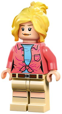 jw104 - Dr. Ellie Sattler - Coral Shirt, Ponytail