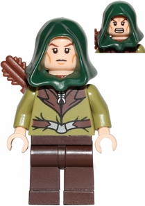 lor026 - Mirkwood Elf Guard - Hood, Quiver