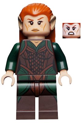 lor034 - Tauriel, Dark Green and Dark Brown Outfit