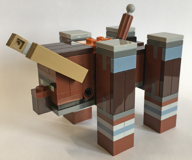mineravager01 - Minecraft Ravager - Brick Built