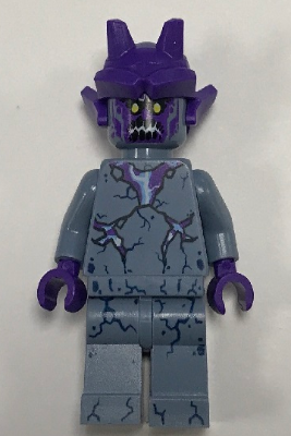 nex123 - Stone Stomper - Partially Cracked Open Chest, Small Dark Blue Cracks on Legs, Open Mouth