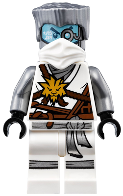 njo0266 - Zane (Honor Robe) - Day of the Departed, Hair, White Mask